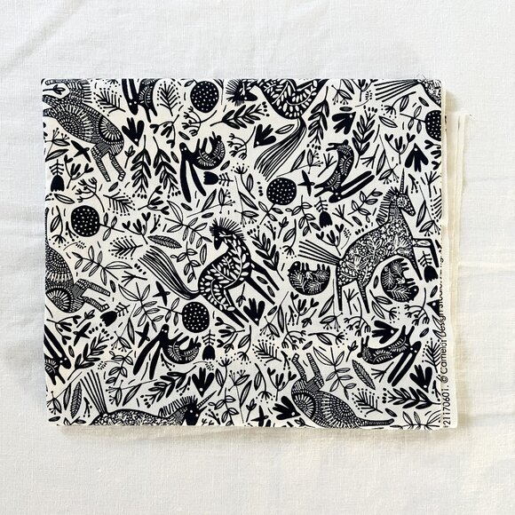 Camelot Design Studios - Skogen - All Together in Navy - Fabric - Picture 1 of 4